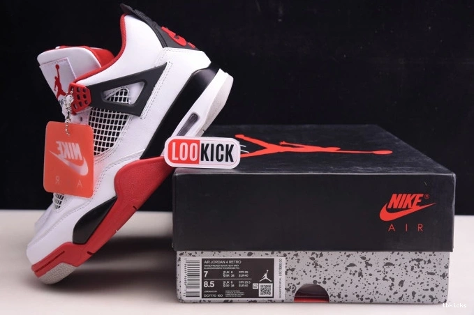 Cheap TBK Air 4 Jordan Retro Red Fire DC7770-160 (2020) 0819